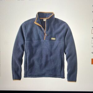 BRAND NEW WITH TAGS L.L Bean men’s medium fleece pullover